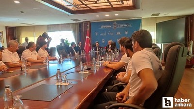 ABB Başkanı Yavaş'tan rekor kıran ASKİ sporcularına destek!