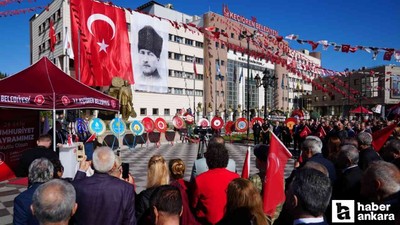 Keçiören'de Cumhuriyet Bayramı büyük bir coşkuyla kutlandı