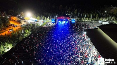 Etimesgut'ta Levent Yüksel konseri yoğun ilgi gördü!