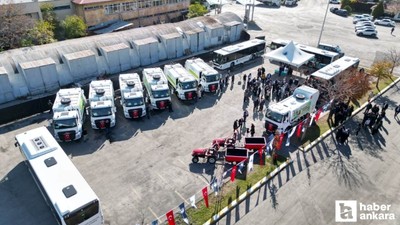 Altındağ Belediyesi'nin araç filosuna 14 yeni araç daha katıldı