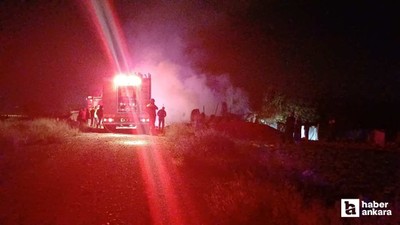 Çorum'da müstakil evde çıkan yangında 2'si çocuk 7 kişi dumandan etkilendi