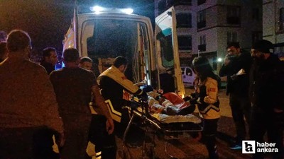 Çorum'da silahlı saldırıya uğrayan genç, bina boşluğuna sığınarak canını kurtardı