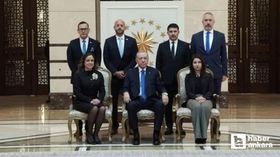 5 ülkenin büyükelçisi Cumhurbaşkanı Erdoğan'a güven mektubu sundu