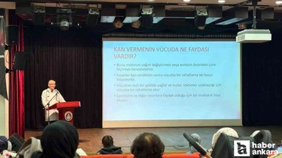 Sincan Belediyesi Kızılay Haftası'na özel seminer düzenledi