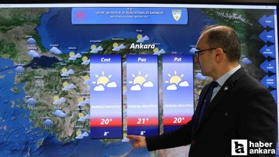 Başkentte hafta sonu sıcaklık 21 dereceye kadar çıkacak