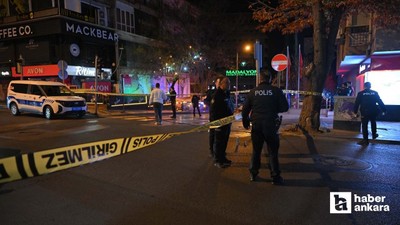 Çankaya'da gece saatlerinde motosikletle silahlı saldırı: 1 yaralı