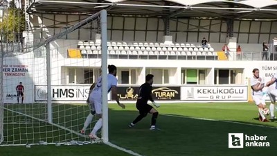 Etimesgut Spor, evinde Bursa Yıldırımspor'la berabere kaldı