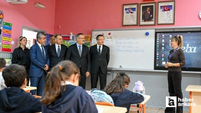 Veysel Tiryaki, Aydınlıkevler İlkokulu'nu ziyaret etti