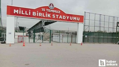 İşte Sincan Belediyesi Ankaraspor – Ankaragücü maçının oynanacağı 15 Temmuz Milli Birlik Stadı!