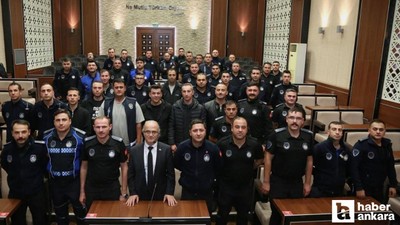 Keçiören Belediyesi Zabıta Müdürlüğü personellerine hizmet içi eğitimi verildi