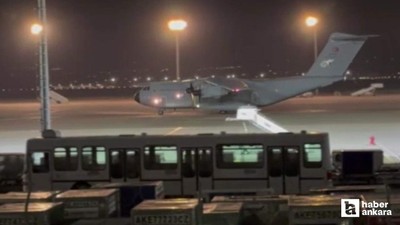 Şehitlerimizin cenazelerini taşıyan uçak Ankara'ya geliyor