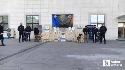 Ankara Emniyeti'nden 1 milyar liralık yasaklı madde operasyonu!