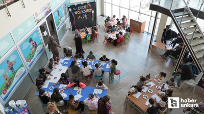 Keçiörenli çocuklar Workshop ile doyasıya eğlendi