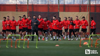 Gençlerbirliği'nde Galatasaray maçının hazırlıkları sürüyor