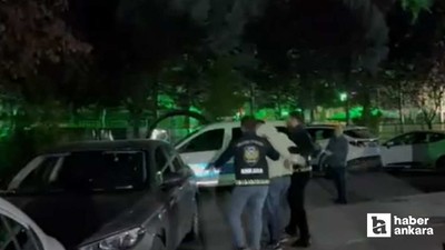Ankara'da drift yapan şahıs yakalandı