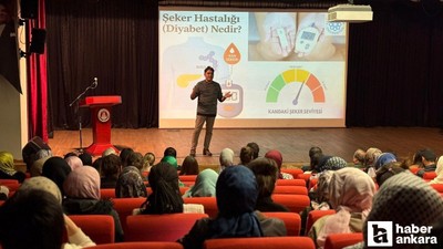 Sincan Belediyesi'nden diyabet ve akciğer kanseri için farkındalık semineri