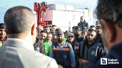 Etimesgut Belediyesi'nden temizlik ekibiyle toplantı!