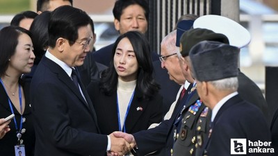 Güney Kore Devlet Başkanı Lee ve eşi Altındağ'daki anıtı ziyaret etti