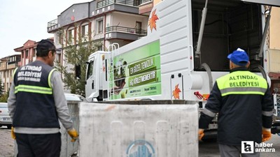 Altındağ Belediyesi ilçe genelinde çöp konteynerlerini temizledi