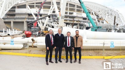 Ankaragücü’nden inşaatı süren 19 Mayıs Stadı’na ziyaret!