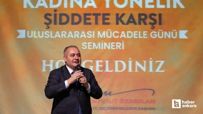 Keçiören'de Kadına Yönelik Şiddete Karşı özel seminer düzenlendi