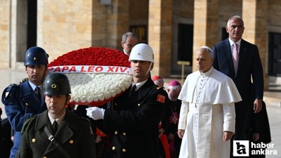 Vatikan Devlet Başkanı Papa 14. Leo Anıtkabir'de!