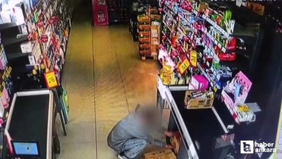 Ankara'da marketlerden hırsızlık yaptığı iddia edilen kişi tutuklandı