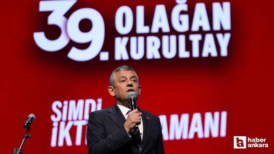 CHP'de Özgür Özel yeniden genel başkan seçildi