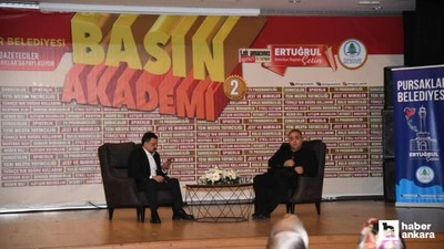Pursaklar Belediyesi deneyimli gazetecileri Basın Akademi'de ağırlıyor