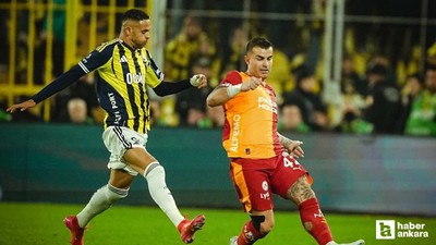 Fenerbahçe evinde Galatasaray ile 1-1 berabere kaldı