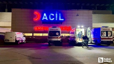 Etimesgut'ta servis aracı kamyona arkadan çarptı: 1 yaralı