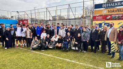 MKE Ankaragücü antrenmana özel çocuklarla birlikte çıktı