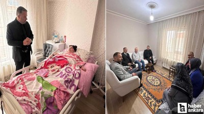 Pursaklar Belediye Başkanı Çetin’den hastalara ziyaret