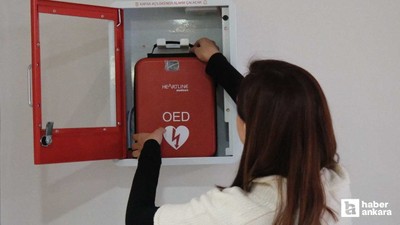 Hacettepe Üniversitesi'ne ani kalp durmalarına karşı 55 OED cihazı yerleştirildi