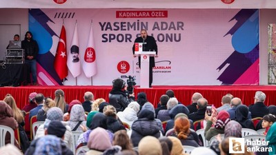 Keçiören'de Yasemin Adar Spor Salonu kadınların kullanımına açıldı!