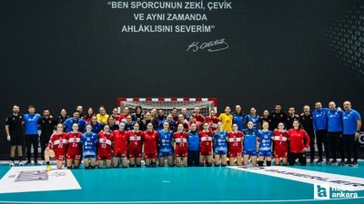 Hentbol Milli Takımımız Ankara’daki turnuvayı galibiyetle kapattı