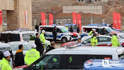 Kırşehir Emniyet Müdürlüğü'nde 87 araç hizmete alındı!