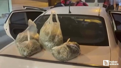 Altındağ'da 4 kilo yasaklı madde yakalandı, 2 kişi gözaltına alındı