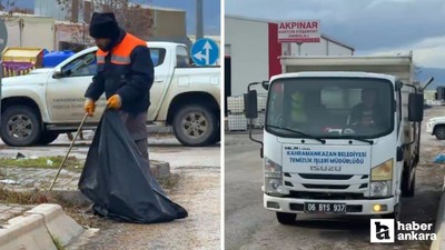 Kahramankazan'da Keresteciler Sanayi Sitesi'nde temizlik!