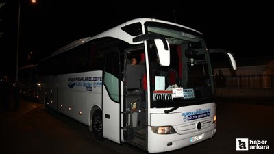 Pursaklar’dan İlk Kafile Mevlânâ Diyarı Konya’ya Yola Çıktı