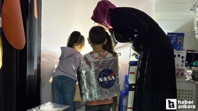 Sincan Belediyesi Lavanta kreşinde miniklere uzay temalı etkinlik