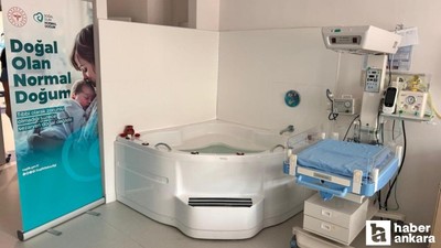 Suda doğum yöntemine anne adaylarından büyük talep