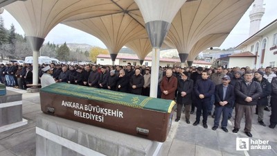 Beypazarı'nda trafik kazasında hayatını kaybeden kişi için cenaze töreni yapıldı