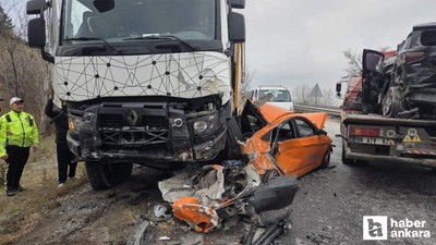 Ankara’da gizli buzlanma 6 araçlı zincirleme kazaya neden oldu