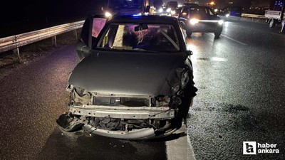 Bolu'da zincirleme trafik kazasına 3 araç karıştı, 7 kişi yaralandı