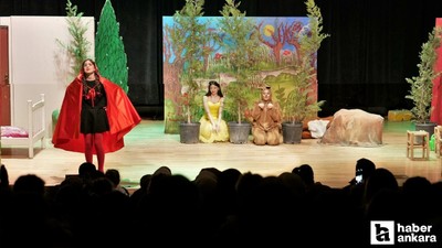 Keçiören'de Kırmızı Başlıklı Kız müzikali çocuklarla buluştu