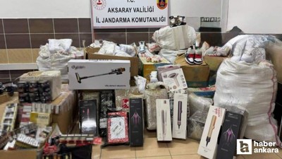 Aksaray jandarmasından kaçakçılara büyük darbe