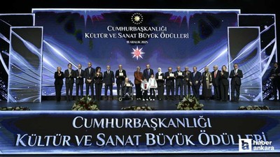 Cumhurbaşkanlığı Kültür ve Sanat Büyük Ödülleri töreni yapıldı