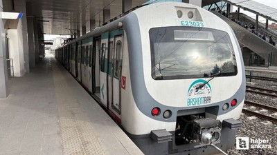 Başkentray 1 Ocak Perşembe günü ücretsiz olacak