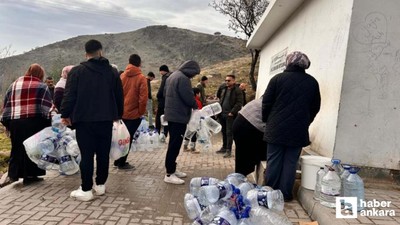 Sincan'da su kesintisi yaşayan vatandaşlar zorluk yaşadı